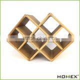 New Design Funny Wine Bottle Holder in Bamboo Homex-BSCI thumbnail-1