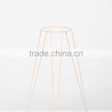 Blush Pink Metal Wire Plant Stand Mid-Century Inspired thumbnail-2