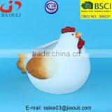 New EASTER Decorations Ceramic Easter Chicken Figurines, Chicken Shaped Pot thumbnail-3