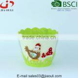 Easter Decortions Non-woven Fabric Basket Felt Planting Pots thumbnail-1