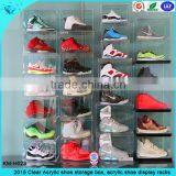 2015 Clear Acrylic Shoe Storage Box, Acrylic Shoe Display Racks thumbnail-1