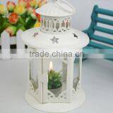 Outdoor Decorative House Style OEM Metal Lantern Candle Holders thumbnail-1