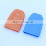 for Audi A4L.A5.A8.Q5.S5 Soft Silicone Materail Silicone Car Key Shells thumbnail-1