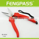 S6-1031A 7-1/2'' Plastic Handle and Stainless Steel 100% Safe Pruning Shear Garden Scissors thumbnail-2