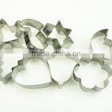 47024 8 Pcs Stainless Steel Cookie Cutter Set thumbnail-6