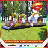 Outdoor Boot Camp Inflatable Obstacle Course for Kids Play