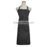 Black Adult Apron Kitchen Restaurant Bar Chef Cook Waiter Polyester Stripe Bib Cook Cleaning Avental Delantal Tools thumbnail-4