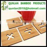 Creative Bamboo Tea Cup Coaster thumbnail-1