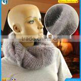 High Quality Knitted Mink Scarf thumbnail-1