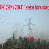 MEGATRO 220KV 2B8 J1 Tension Transmission Tower thumbnail-2