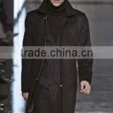 100% Wool Polyester Men's Wind Coat thumbnail-1