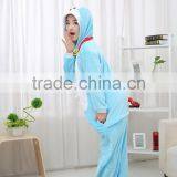 Flannel Cartoon Adult Animal Jumpsuit Animal Pajamas Jumpsuit Doraemon Design thumbnail-4