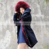 CX-G-P-12E 2017 Fashion Real Fox Fur Inside Women Clothes Coat Fur Parka thumbnail-2