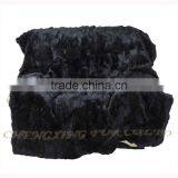 CX-D-11G Home Decor Fashion Pink Real Rabbit Fur Throw Blanket thumbnail-4