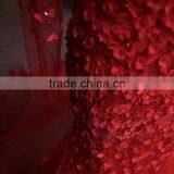 MGOO Top Selling Handmade China TraditionalWedding Dress Pearl Evening Dress Red Long Sleeve Prom Dress 2065 thumbnail-6