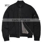 Custom Jackets Satin Varsity Jacket Men Plain Bomber Jacket thumbnail-2