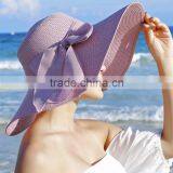 Zm40597b Fashion Women Foldable Straw Hat Packable Travel Sun Hat thumbnail-2