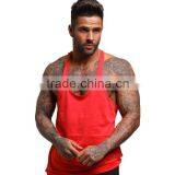 Blank Mens Gym Stringer, Fitted Gym Stringer Man thumbnail-3