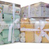 High Quality Latest Lovely Cotton NewBorn Baby Clothing Gift Set With Box Package thumbnail-1