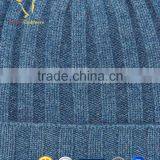 Best Selling Rib Fashion 100 Cashmere Beanie Hats thumbnail-5