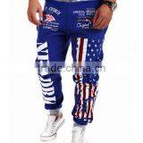 OEM Bulking Buy Closed Bottom Polyester/cotton Yarn Custom Mens Ruffle Hippie Pants thumbnail-3