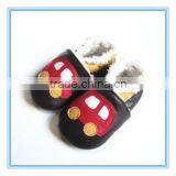 Hard Sole Baby Shoes Newborn Leather Baby Moccasins thumbnail-1