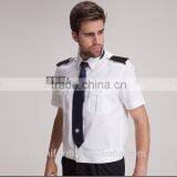 Customized Men's Security Guard Dress Uniform/Cheap Security Shirt/ White Design Security Guard Wear thumbnail-4