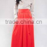 Elegant Business Woman Maxi Skirt Wholesale Ladies Office Long Skirts thumbnail-4