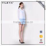 Design normal ladies blouse ladies top fashion blouse,ladies sexy back neck designs blouse