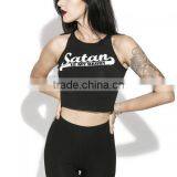 Milk Silk Crop Top Sleeveless Nightclub Top Womens Tank Top thumbnail-1