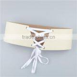 PU Leather Waistband Rectangle Khaki thumbnail-1