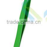 High Quality Green Colour Coated Stainless Steel Tweezer/promotion Gift Eyebrow Tweezer