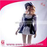 Sex Beer Girl Design Theme Party Costumes Blue Sexy Maid Costumes For Wholesale thumbnail-1