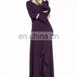 New Arrival Slim Black Prayer Arabic Abaya Indonesia Cheap Abaya 2017 Fashion Muslim Dress thumbnail-5