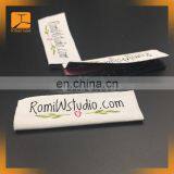 Personalized Design Small Size Round Corner Charm Woven Label for Umbrella thumbnail-3