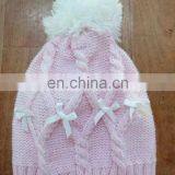 Baggy Beanie Wooly Winter Cap Knit Hat thumbnail-4