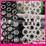 Latest Design Gold Metal Grommet Eyelet Black Polyester Lace Trimming for Garment and Shoe thumbnail-1