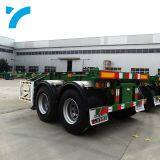 Skeleton 2axles 20FT Container Chassis Container Semi Truck Trailer thumbnail-2