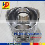 Engine Pistons For 6D108 Engine PC300-5 108mm Direct Injection Piston 6222-33-2110 thumbnail-3