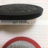 Black Promotional Gift 10cm Round Silicone Drink Coasters With Absorbent Soft Felt Insert thumbnail-6