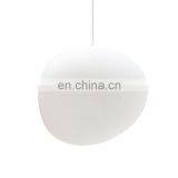 Нестандартные вручную сделанные стеклянные люстры из белого стекла, декоративные подвесные лампы thumbnail-3