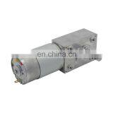 High Torque 12v 24 Volt dc Worm Gear Motor With Encoder Available