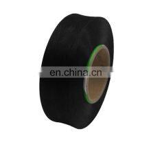 Cheap Price AA Grade Black Colour DTY 75D/36F With 40D Spandex Air Covered Yarn for Earloops thumbnail-2