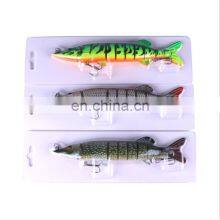 Multi-jointed 5 Colors 20.5cm/69g Trolling Lure Minnow for Freshwater Saltwater thumbnail-3