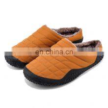 Christmas Autumn and Winter Home Indoor Men's Thickening Couple Wild Soft Bottom Warm Floor Cotton Slippers