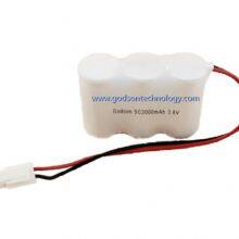 Ni-Cd Rechargeable Battery Pack SC2000mAh 3.6V