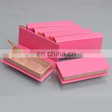 Wholesale Cardboard Magnetic Pink Eye Lash Paper Box False Eyelashes Lash Box
