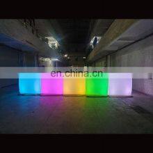 Outdoor Illuminated Portable Wholesale Dining Tables Bar Counter Hot Selling Glowing Bar Counter for Sales thumbnail-1