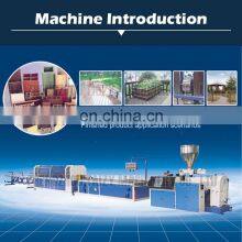 150mm 200mm PVC/UPVC WPC Plastic Window Door Frame Plastic Profile Making Machine thumbnail-5