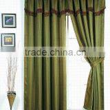Yarn Dye Window Curtain With Valance & 2 Tassels